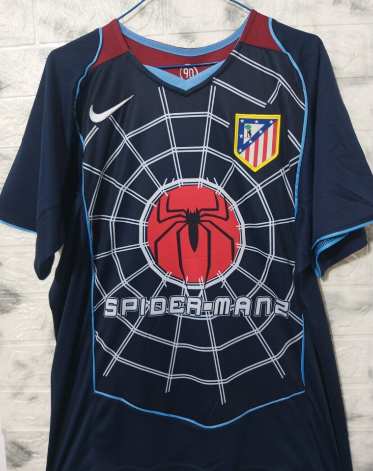 *RARE* Mens Atlético Madrid Fernando Torres 2004 Spider man Soccer