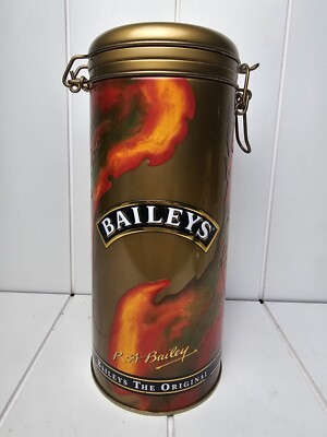 Empty BAILEYS ALCOHOL THE ORIGINAL 1995 EDITION TIN GIFT BOX - Rare