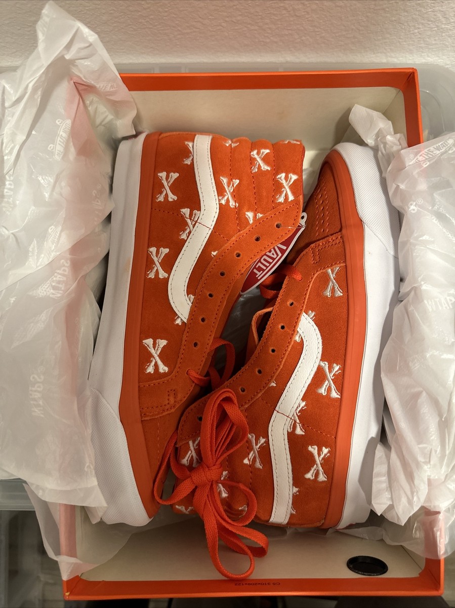 Size 9 - VANS Sk8-Hi x WTAPS Orange | eBay