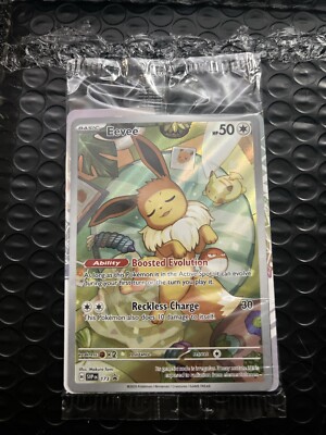Eevee 173 Pokemon ETB Exclusive 173 PRISMATIC Promo Card Holo