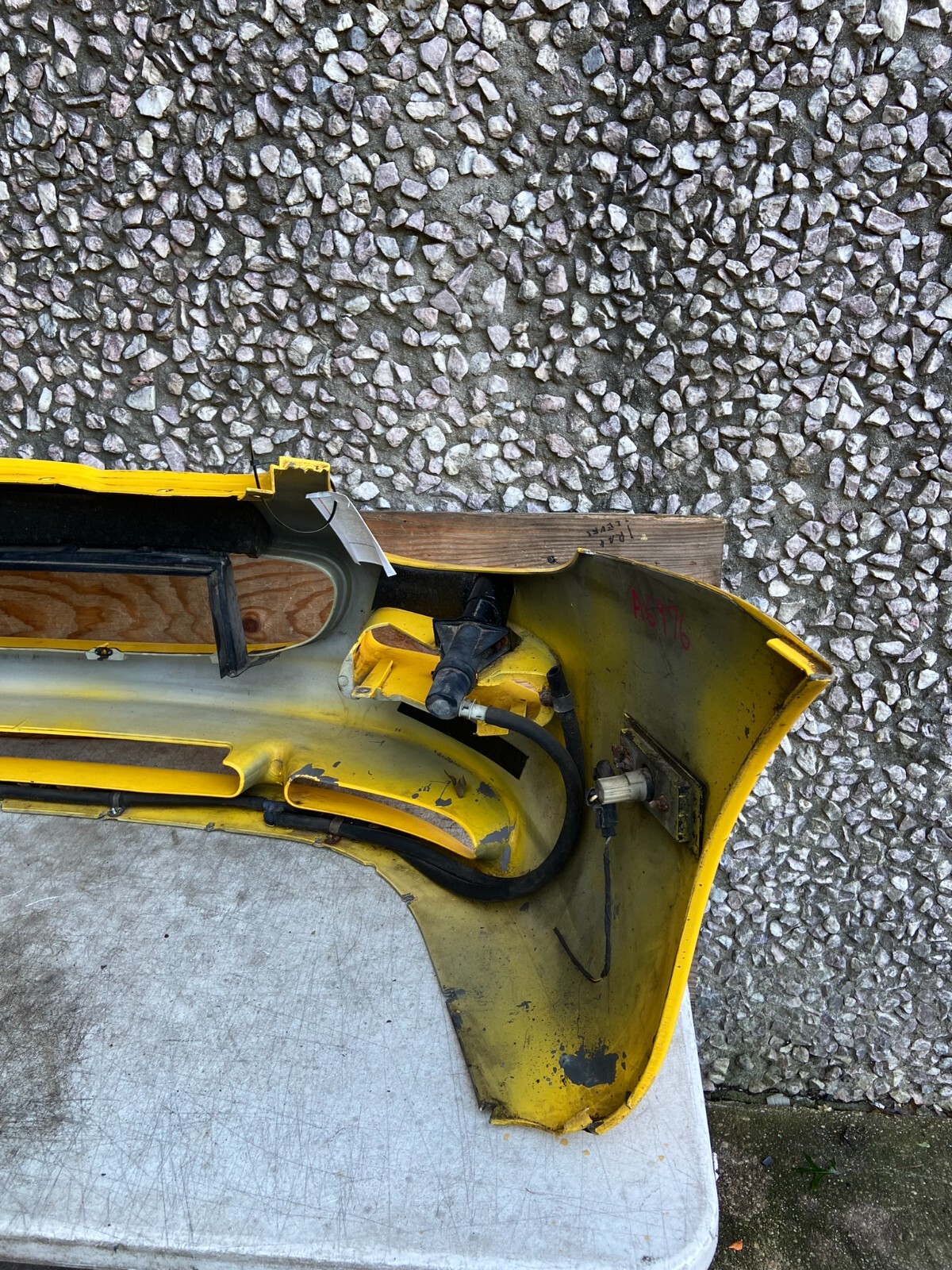 2002 to 2007 Maserati Spyder Front Bumper Cover Yellow OEM A6976 C