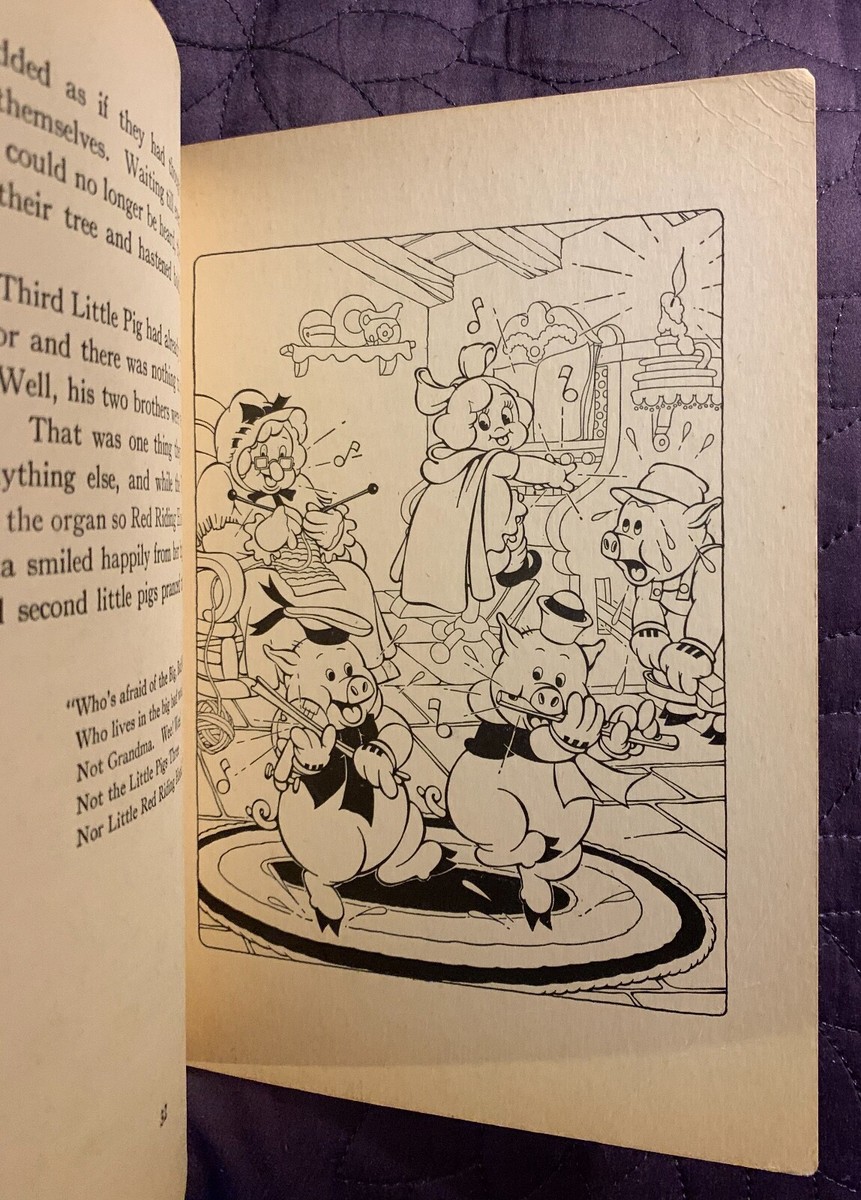 WALT DISNEY LITTLE RED RIDING HOOD AND THE BIG BAD WOLF 1934