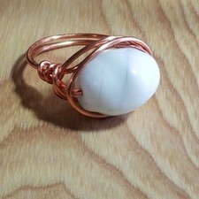 Copper Wrap Ring size 9