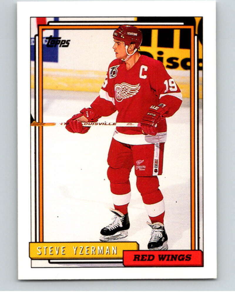 92myページ 1992-93 Topps #207 Steve Yzerman Detroit Red Wings V66592 | eBay