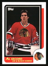 Al Secord 1986 Topps #100  Hockey Card