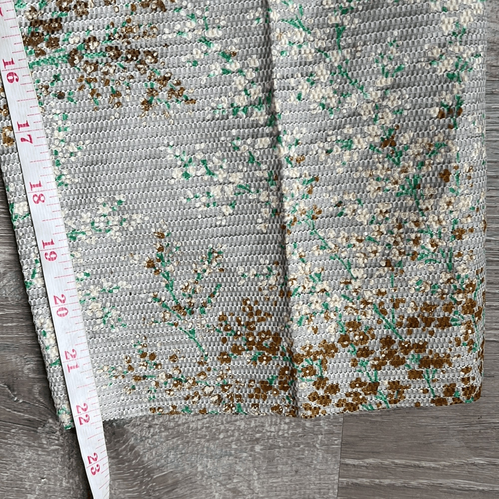valentino Floral-jacquard cropped pants In Multicolour image 8