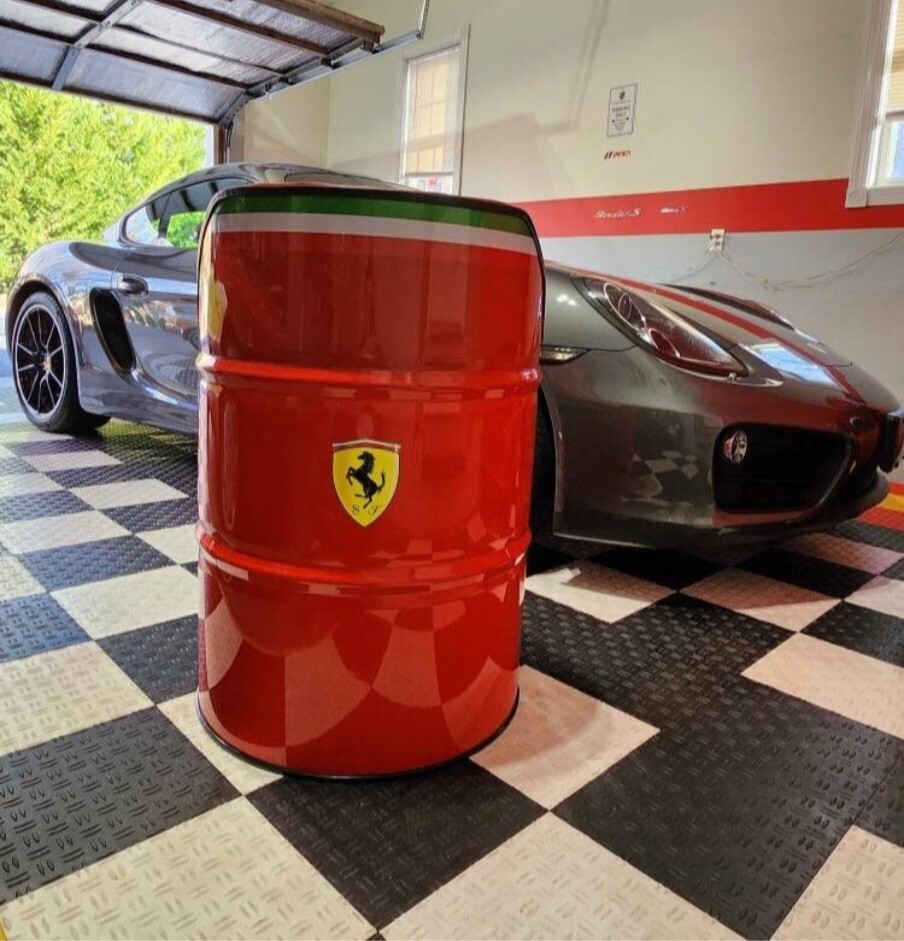 Ferrari Oil Drum Barrel Chair