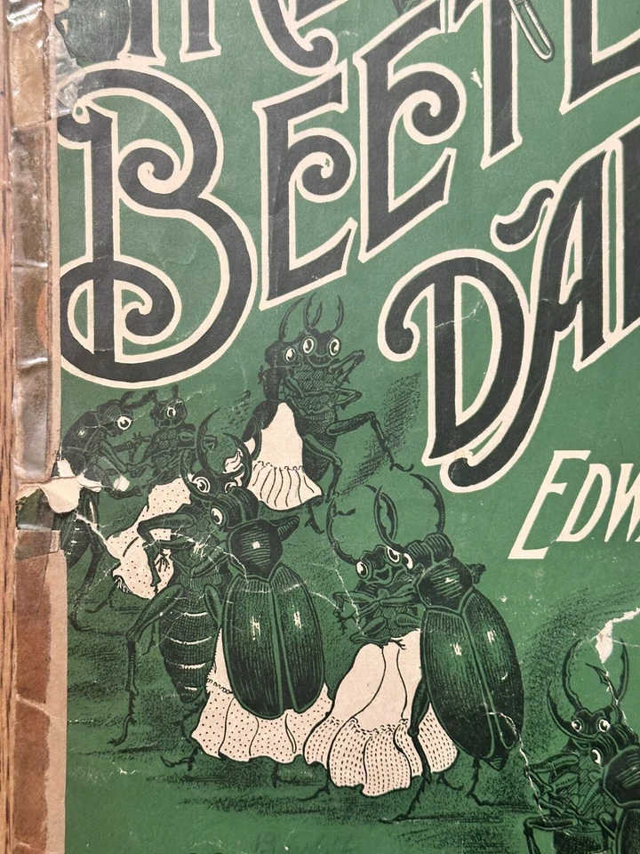 "The Beetles Dance" Edward Holst piano vintage partituras litografía Foto 3 de 4