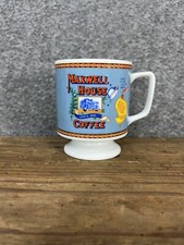 Vintage Maxwell House Good To The Last Drop Porcelain Pedestal Coffee Cup Mug