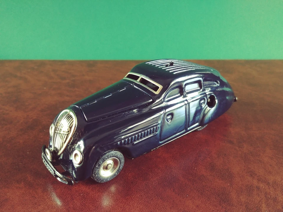 Seltene Farbe 1930er Schuco Kommando 2000 Maybach Blechspielzeug mit OVP - Bild 2 von 4