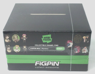 FiGPiN Web Toon Mystery Series 1 Sealed Box of 10 Collectible Mini Pins