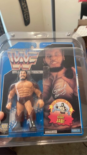 wwf hasbro giant gonzalez figure with blue card ...