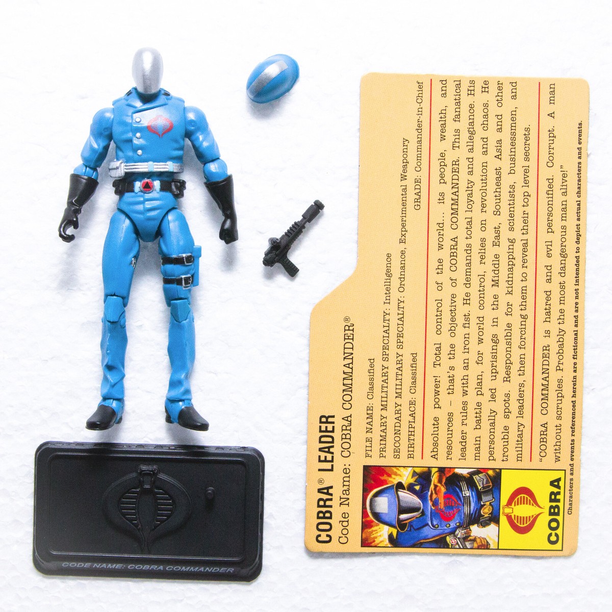 2008 Hasbro G.I. Joe 25th Anniversary COBRA COMMANDER v30 Figure