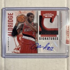 2012-13 Contenders Substantial LaMarcus Aldridge Patch Auto 1/10 AB