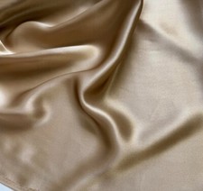 Toasty Brown - 100 Silk Charmeuse Fabric