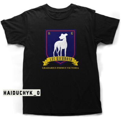 New Ted Lasso AFC Richmond Gradarius Firmus Victoria Black T-shirt Size S-5XL