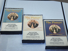 The Platters Collector's Treasure Album 1, 2, 3 - VINTAGE Cassette Tape SET NM