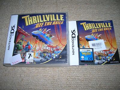 THRILLVILLE: OFF THE RAIL - Seltenes Nintendo DS Spiel
