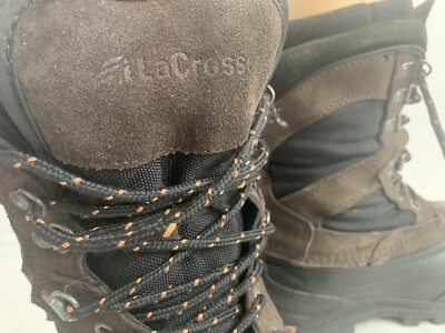 LaCrosse winter insulated Black and Brown iceman Boots 12 LaCrosse Black Iceman Winter Boots - PcsOutdoors main image 2