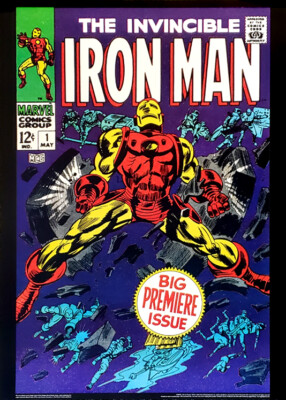 POSTER: THE INVINCIBLE IRON MAN #1 (May 1968) Marvel Comics Cover