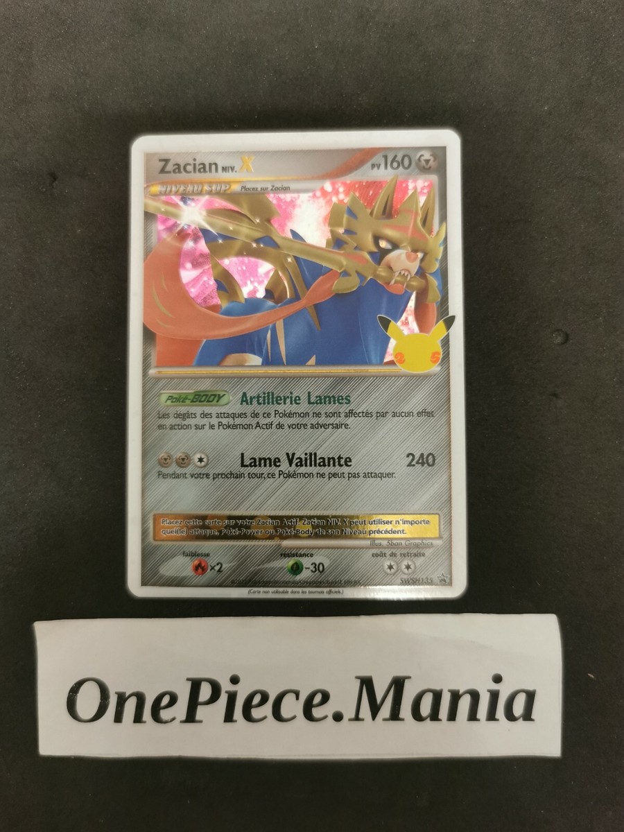 Pokémon card Pokemon Card Celebration 25 Years Zacian Niv X SWSH135 25th