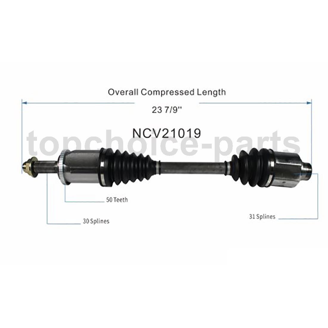 1 Rear Right Passenger Side CV Axle Shaft For 1991-2005 Acura NSX Auto Trans