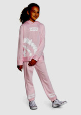 New 70.00 LEVI'S Girls 2-piece Fleece Jogger Set Super Comfy - Size: 14/16