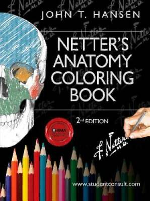 #ad #ad Netter#x27;s Anatomy Coloring Book: with Student Consult Access 2e Netter B GOOD $8.00