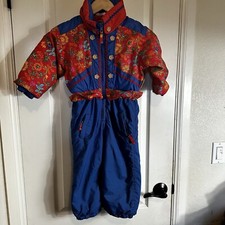 vintage girls Obermeyer snow ski suit Sz 3T