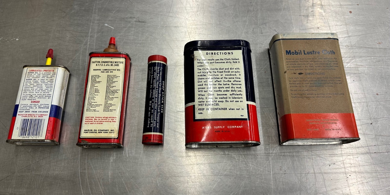 Mobile Luster Cloth Atlas Polishing Cloth DoorEase Grease w/Extra Tins