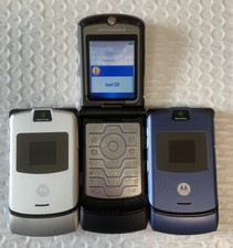 Motorola RAZR V3 Flip Mobile Phone Unlocked Camera Cellphone 2G GSM Bluetooth