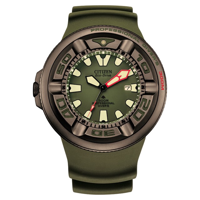 Citizen Promaster Quartz Watch Eco Drive 8723 48 mm Green 30 atm BJ8057-17X  for sale online | eBay