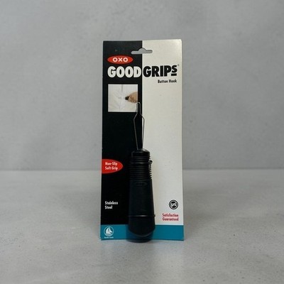 OXO Good Grips Button Hook Dressing Aid Stainless Steel NonSlip Grip NC28667 NEW