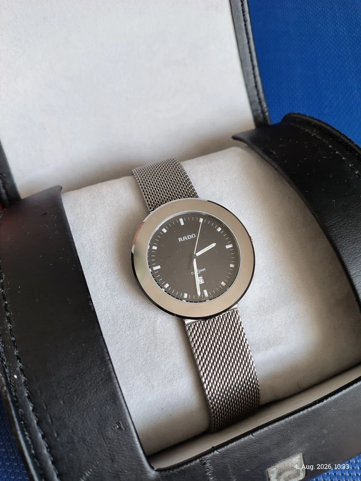 Rado Diastar generalüberholt 12/24 Vintage Herrenarmbanduhr Stahlarmband - Bild 1 von 4