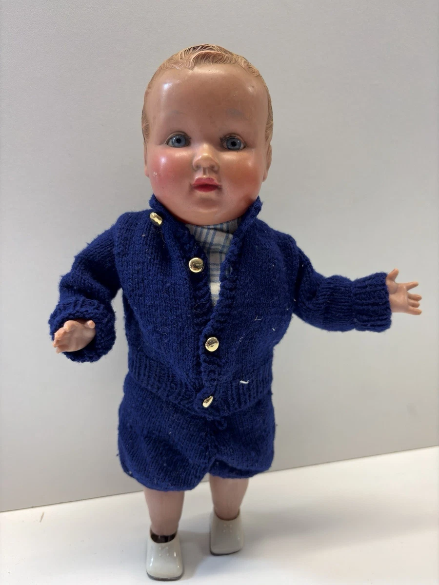 Ancien baigneur nano convert, celluloïd poupon bébé tenue de baptême ancienne,af1604 - Jeux & Jouets