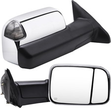 Towing Mirrors for 2009-2018 Dodge Ram 1500, 2010-2018 Ram 2500 3500, 2019-2024