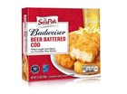 SeaPak Budweiser Beer Battered Cod Fillets Frozen 10 Ounce Pack of 2