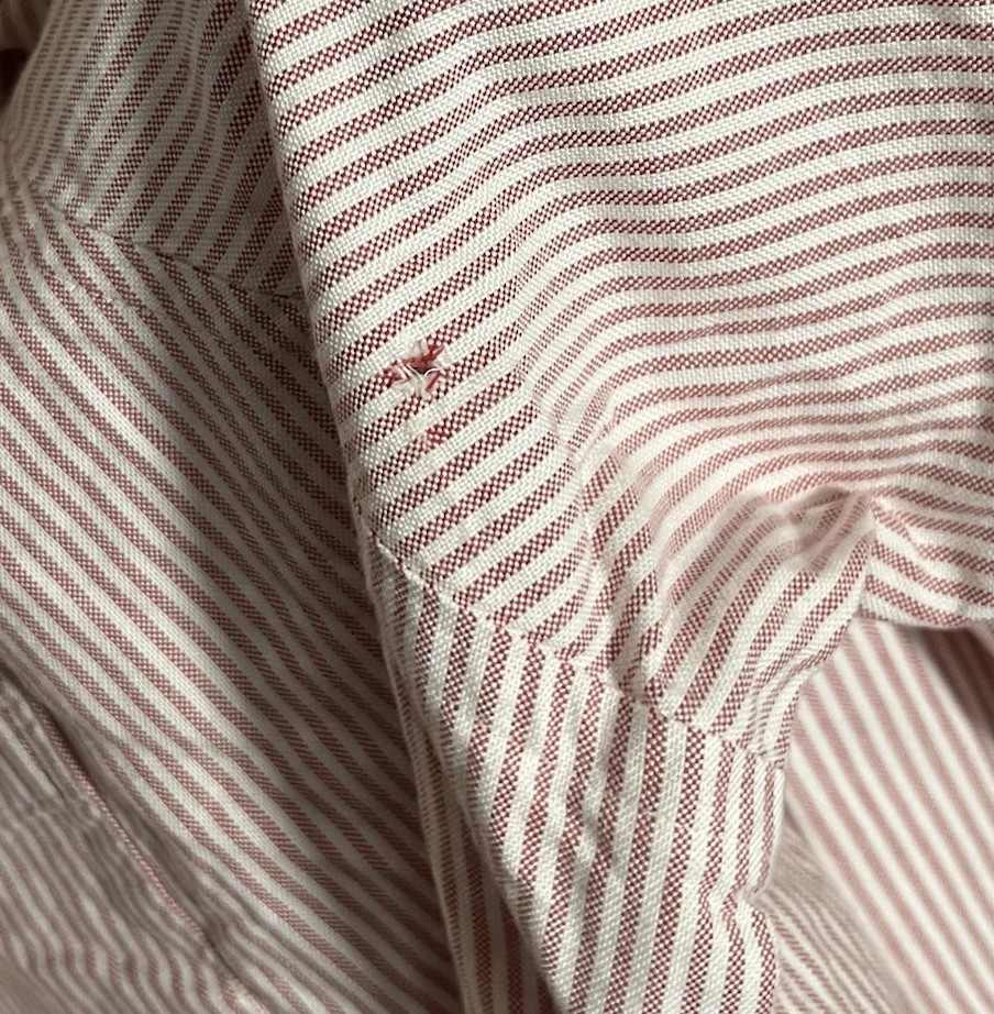 Brooks Brothers University Striped Oxford Button Down Shirt 18-35 OCBD USA Made thumbnail 5