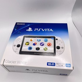 Play Station PS Vita 2000 Glacier White PCH 2000 ZA22 PSV Slim w/ Box Excellent