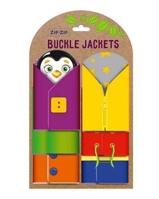 PÄDAGOGISCHES SPIEL SCHNALLE JACKEN PINGUIN VERSCHLÜSSE MODE ROTER KAFER