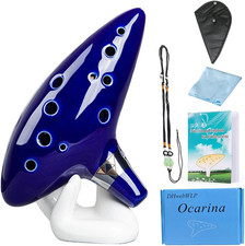 Zelda Ocarina of Time Songs from the Legend of Zelda 12 Hole Alto C Ocarina Ins