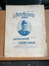 Christien Christiné Petite marguerite Dranem partition chant piano Day & Hunter