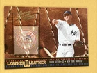 2004 Donruss Leather & Lumber #LEL-24 Derek Jeter Leather in Leather 37/2499