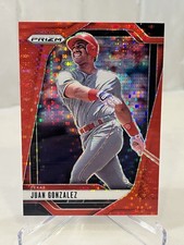 2025 Panini Prizm #184 Juan Gonzalez Red Pulsar Prizms #/399