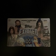 Topps 2025 Exalted WWE Sealed Trading Card Box 5 Premium Wrestling Cards