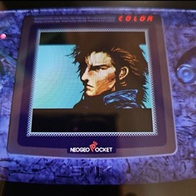 SNK Neo Geo Pocket Color Try Portable Gaming's Pearl Blue Console From JAPAN