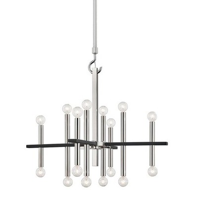 Hudson Valley H296816-PN/BK - Colette 16Lt Chandelier