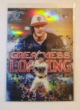 Brooks Lee Rookie Greatness Loading Insert 2025 Topps Bowman Chrome Baseball