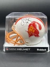 Dallas Clark Signed Tampa Bay Buccaneers Throwback Riddell Mini Helmet Autograph