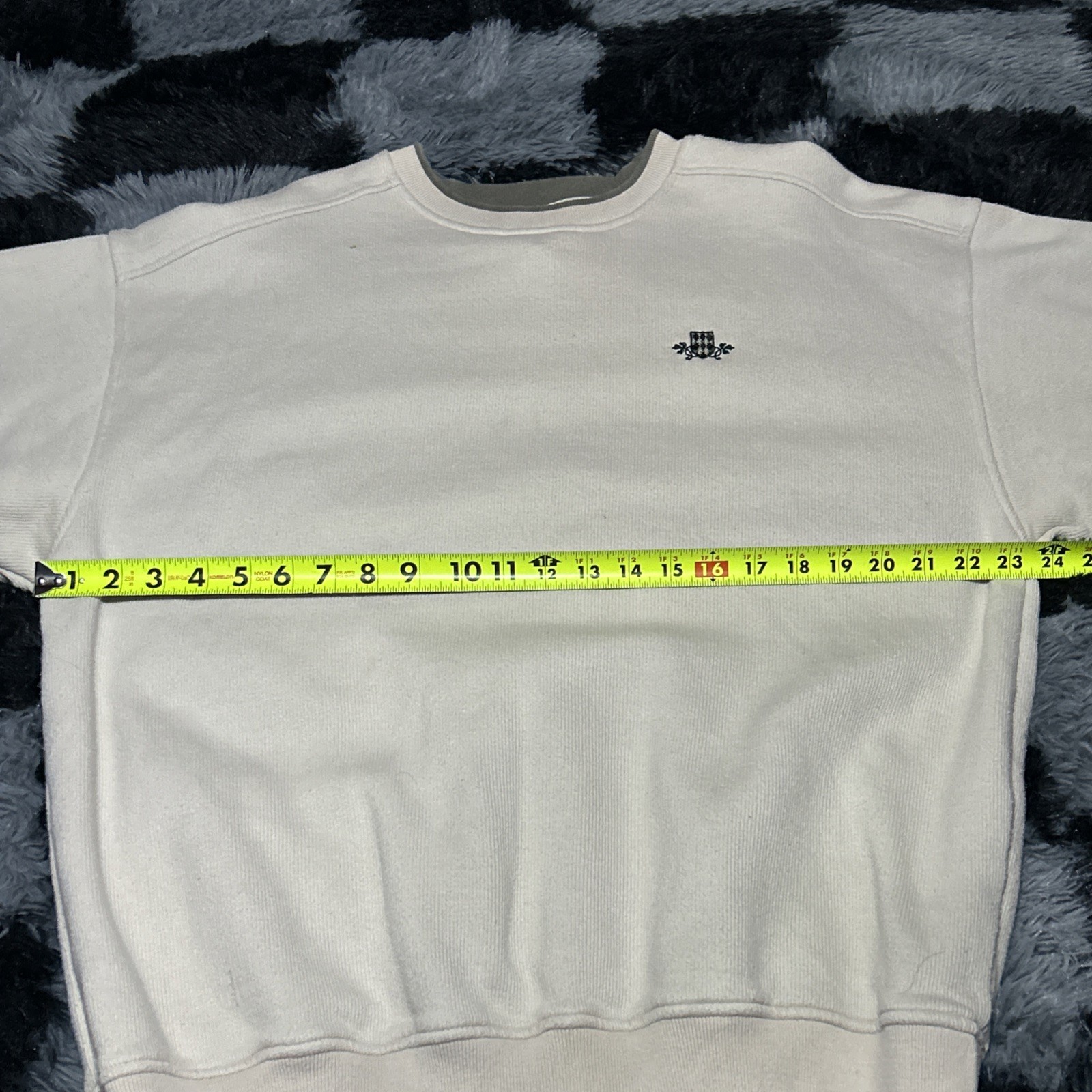 Vintage Gear For Sports Cream Off-White Pullover Long Sleeve Sweatshirt Large L thumbnail 4